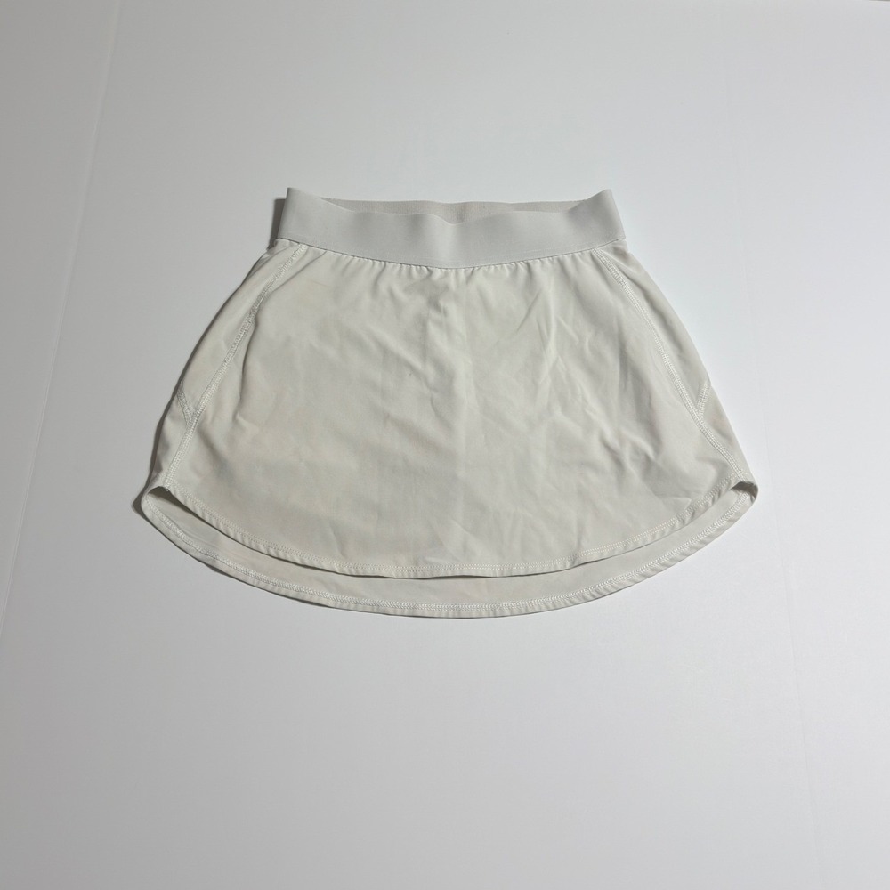 Aritzia Tna TnAction Tennis Skirt Skort Off White Birch XS Activewear
